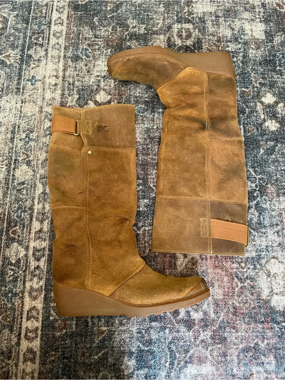Sorel Toronto knee high suede wedge winter boots